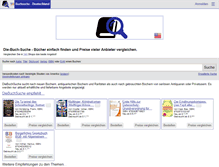 Tablet Screenshot of diebuchsuche.com